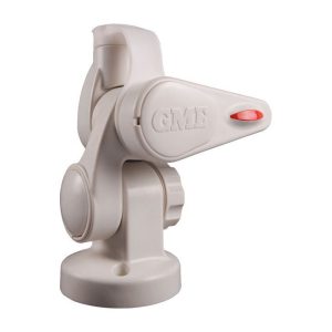 ABL014 - Double Swivel Round Antenna Base - Suit AW36xx Whips - White