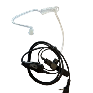 1 WIRE AIRTUBE W/ INLINE PTT TO SUIT KENWOOD 2-PIN